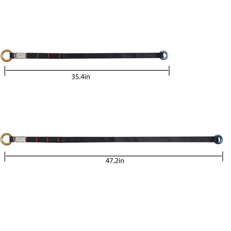 CroSight Arborist Friction Saver Tree Climbing Cambium Saver - Retrievable Anchor Loop Belt Sling CE Certified 23KN 47.2 inch/35.4 inch (35.4) - Image 2